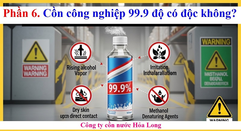 Cồn Công Nghiệp 99.9 Độ: Đặc Điểm, Ứng Dụng Và Lưu Ý An Toàn Khi Sử Dụng